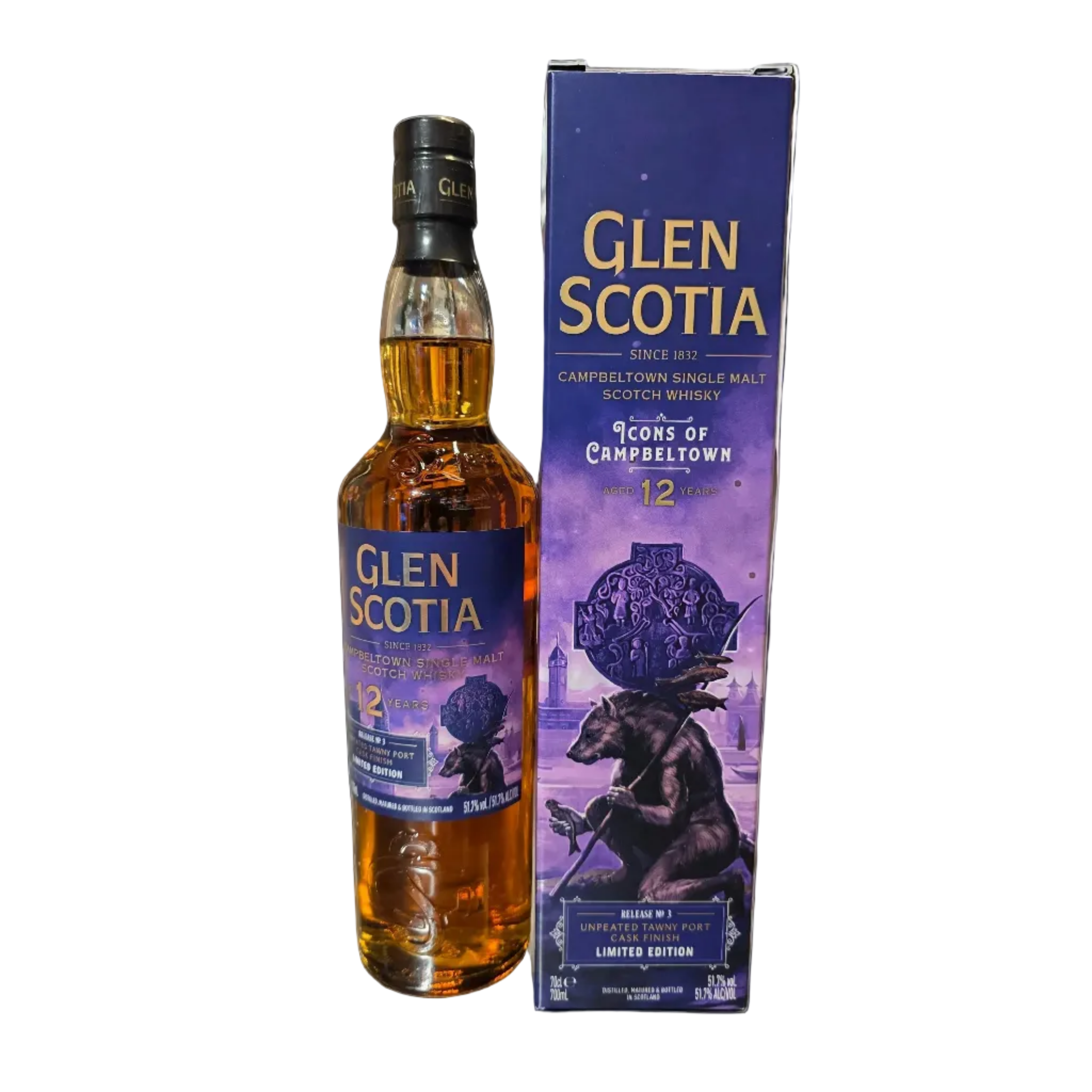 Glen Scotia 12 y. o. Single Cask "Icons of Campbeltown No.3 Wulfer"
