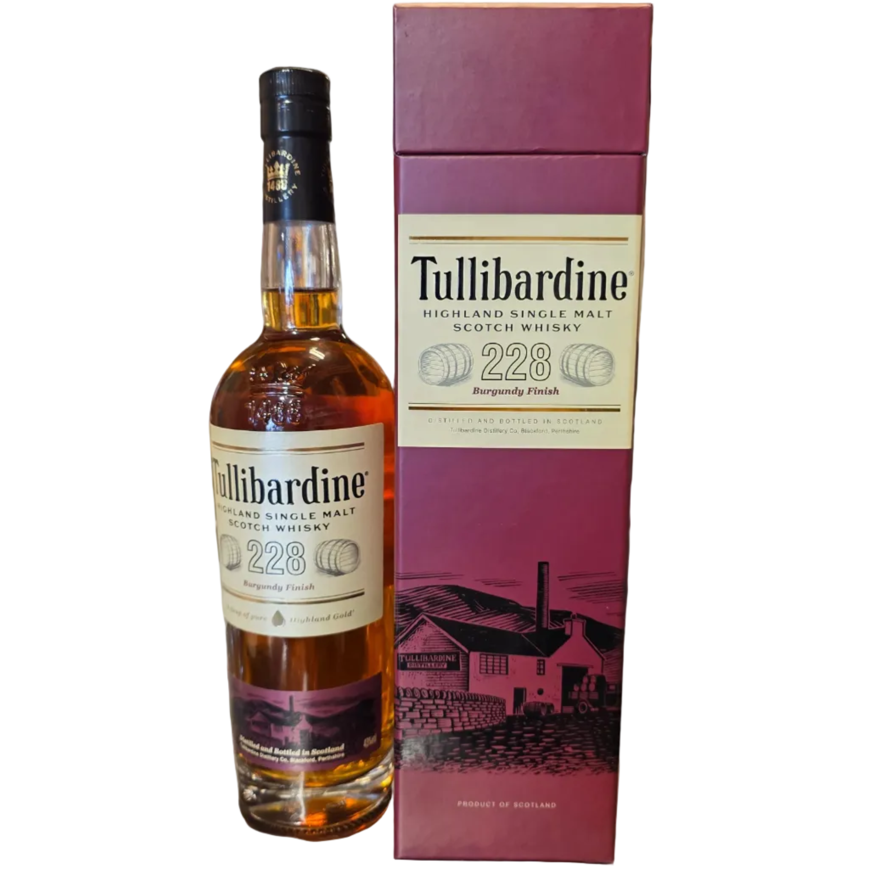 Tullibardine 228 Burgundy Finish