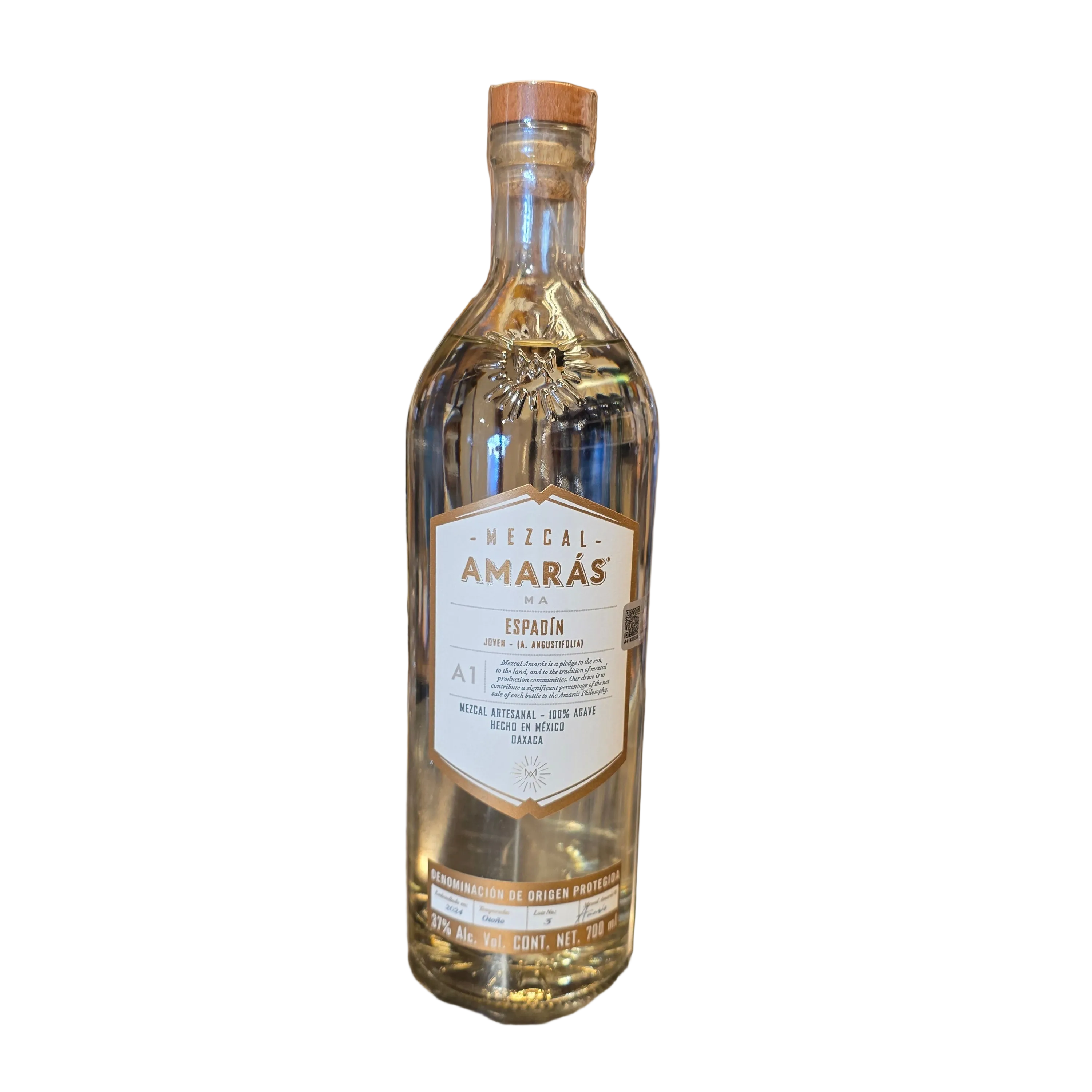 Mezcal Amaras Espadin Joven