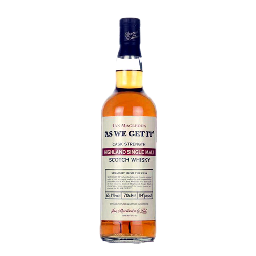 As We Get It cask strength Highland Edition
