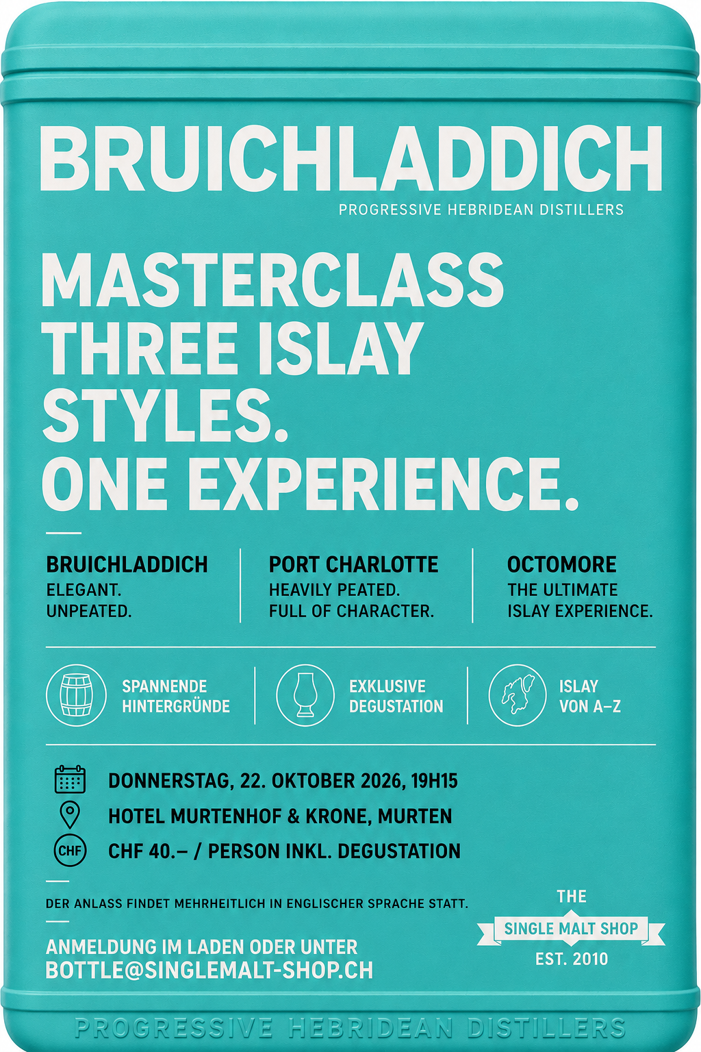 Bruichladdich Masterclass