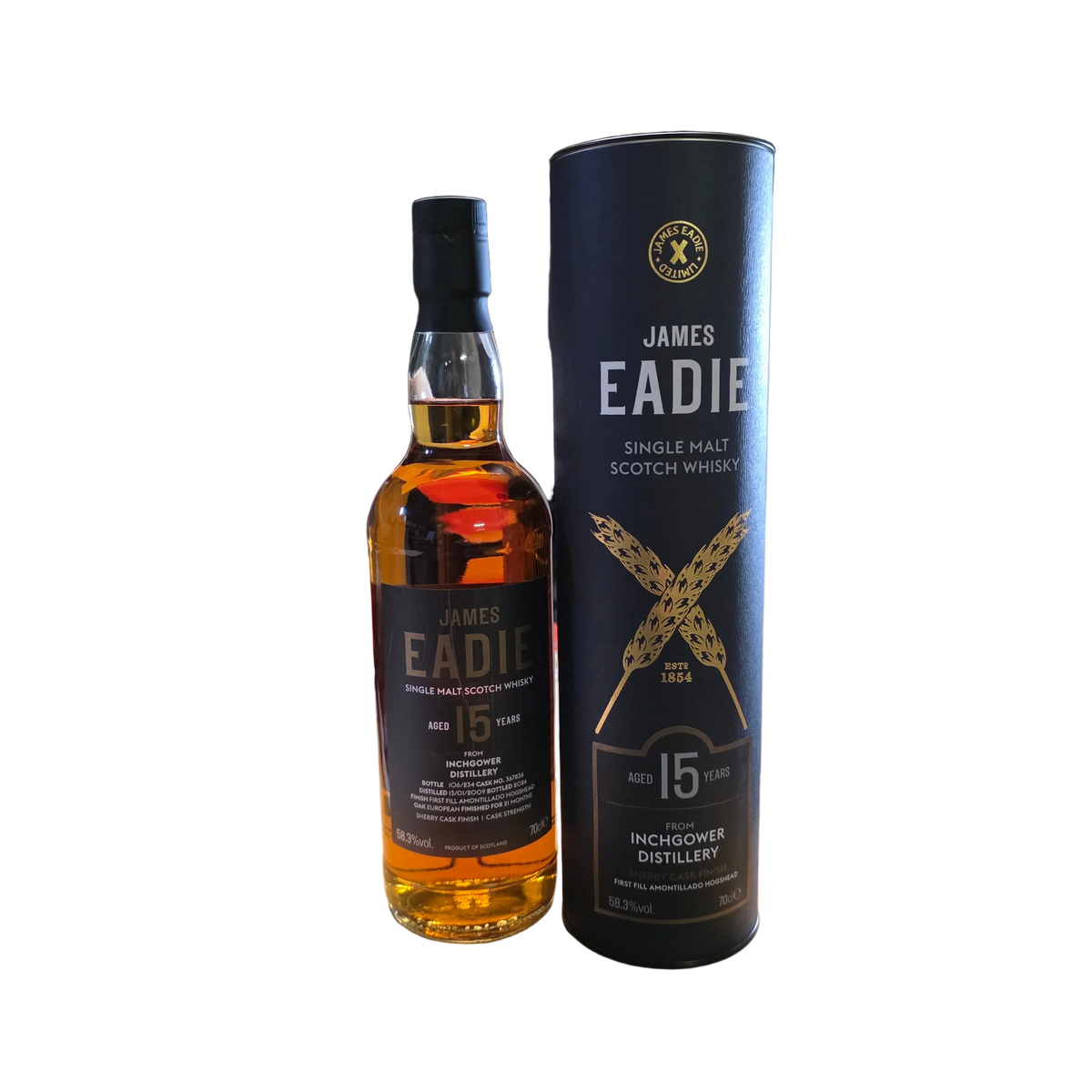 Inchgower 15 y. o. Sherry Cask Cask Strength
