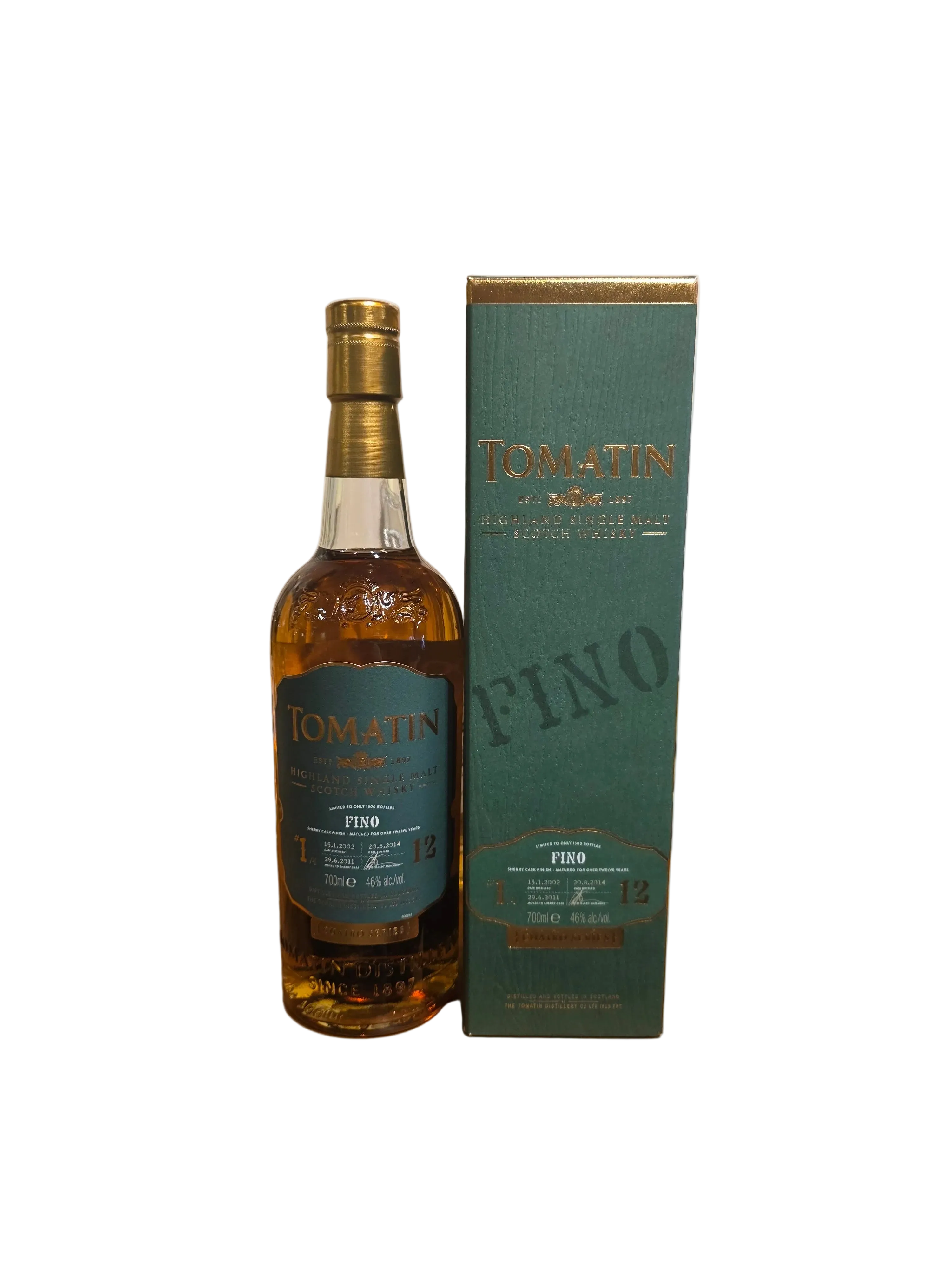 Tomatin 2002 / 12 y. o. Cuatro Series "Fino"