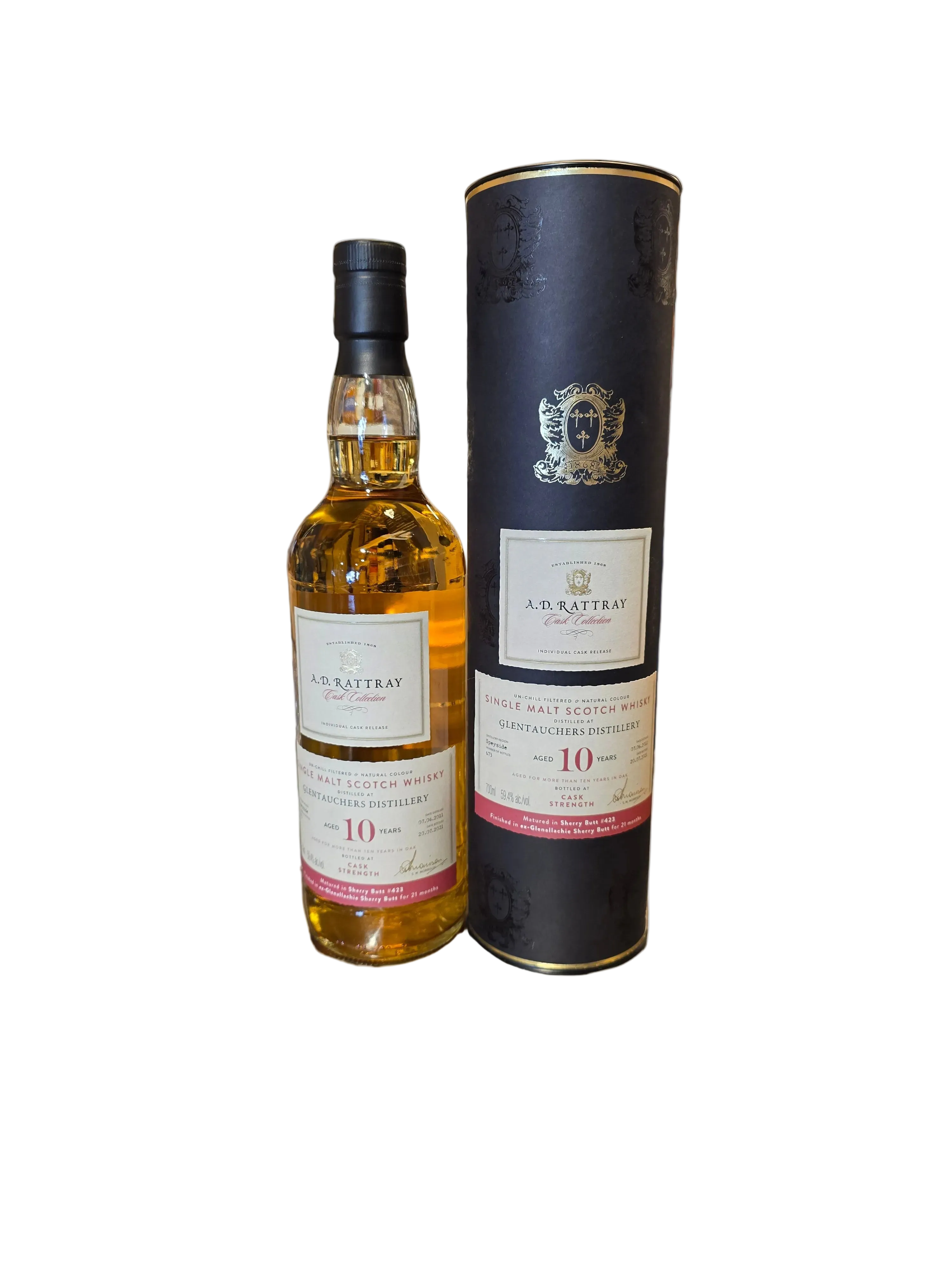 Glentauchers 2011 / 10 ans Single Cask brut de fût